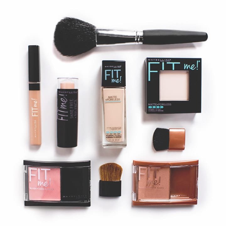Fit Me foundation blush concealer ansiktsbehandling 