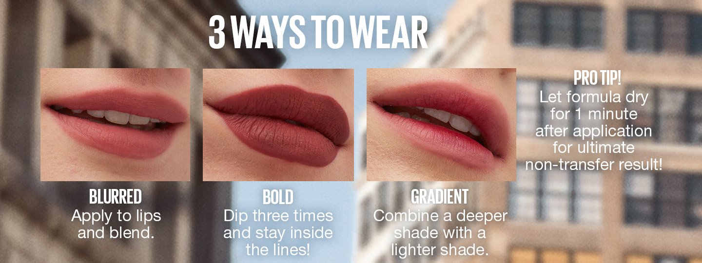 MNY Superstay Teddy Tint 3 ways to wear banner 1440x540px