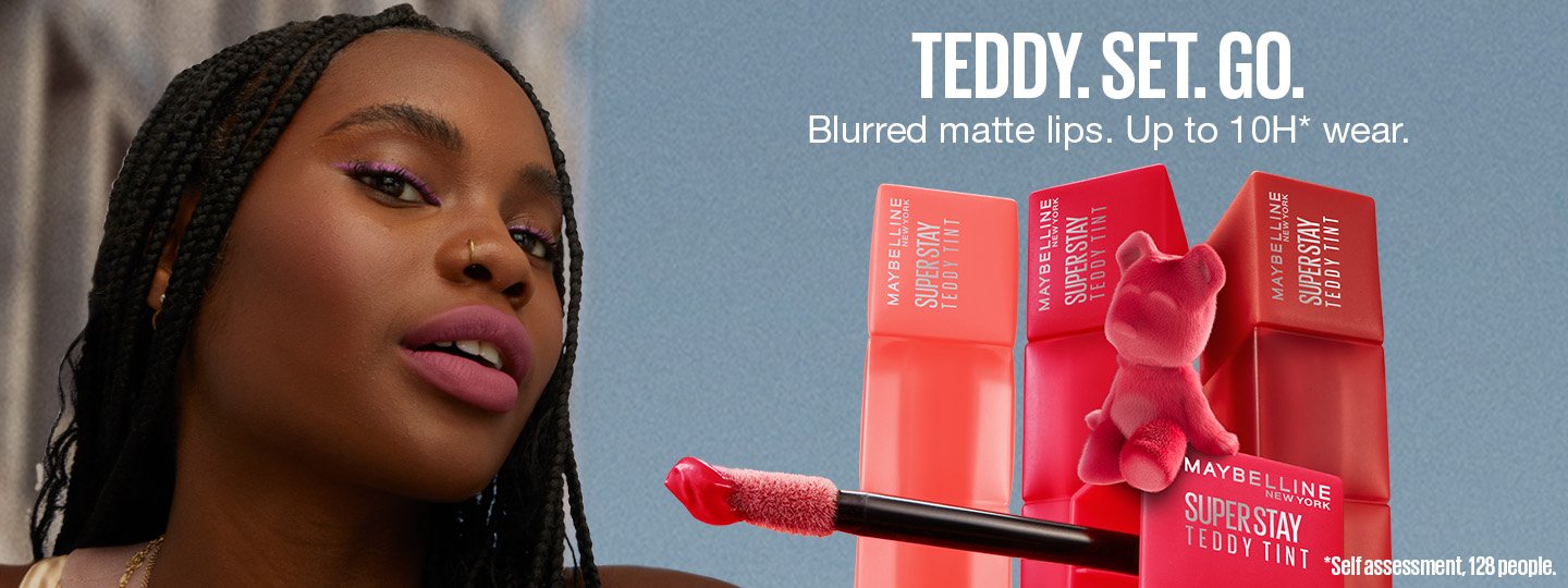 MNY Superstay Teddy Tint model banner 1440x540px