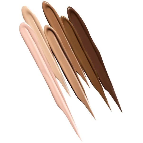 Concealer i olika nyanser - ränder av flytande produkter